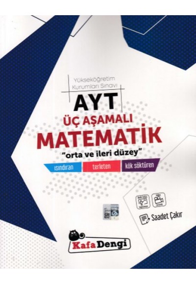 Kafa Dengi AYT Üç Aşamalı Matematik Soru Bankası (Yeni)