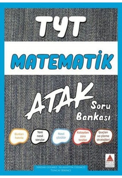 Delta TYT Matematik Atak Soru Bankası (Yeni)