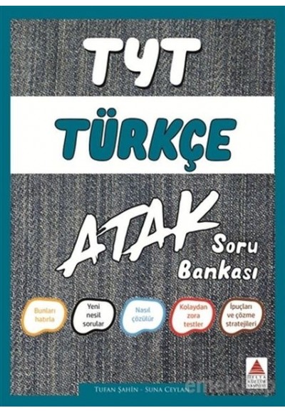 Delta TYT Türkçe Atak Soru Bankası (Yeni)