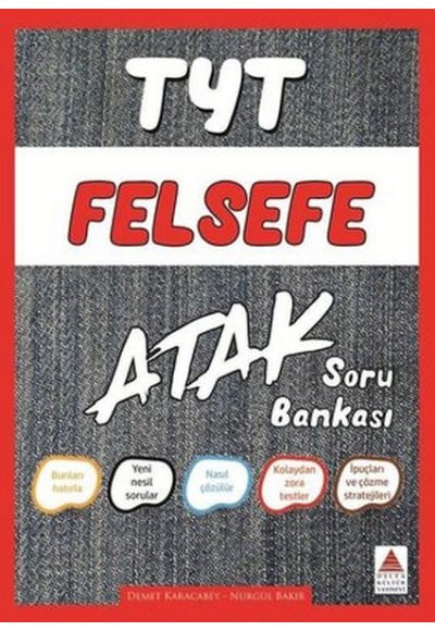 Delta TYT Felsefe Atak Soru Bankası (Yeni)