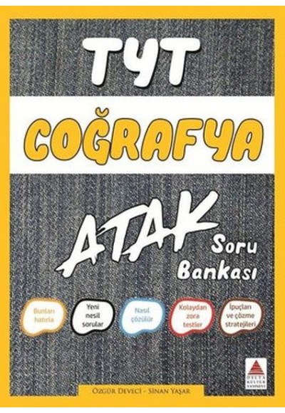 Delta TYT Coğrafya Atak Soru Bankası (Yeni)