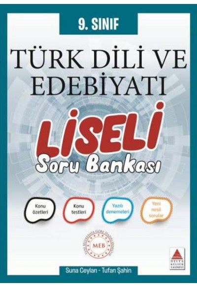 Delta 9. Sınıf Türk Dili ve Edebiyatı Liseli Soru Bankası (Yeni)