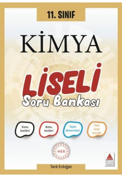Delta 11. Sınıf Kimya Liseli Soru Bankası (Yeni)