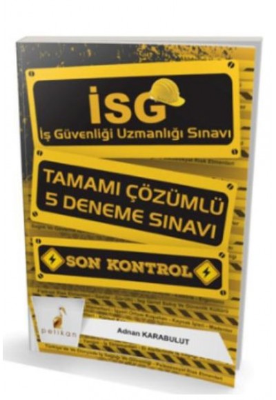 Pelikan İSG Son Kontrol Tamamı Çözümlü 5 Deneme Sınavı