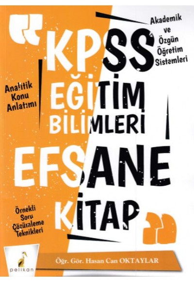 Pelikan KPSS Eğitim Bilimleri Efsane Tek Kitap Konu Anlatımlı (Yeni)