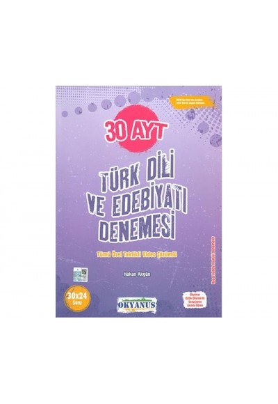 Okyanus AYT 30 Türk Dili ve Edebiyatı Denemesi (Yeni)