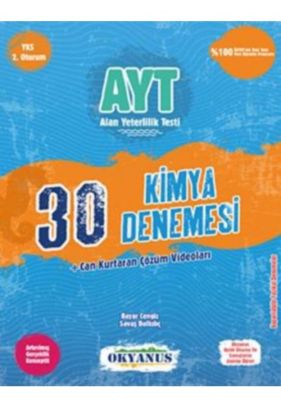 Okyanus AYT 30 Kimya Denemesi (Yeni)