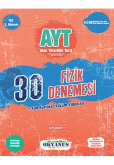 Okyanus AYT 30 Fizik Denemesi