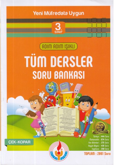 Adım Adım Işıklı 3.Sınıf Tüm Dersler Soru Bankası (Yeni)