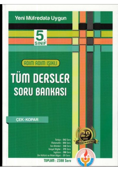 Adım Adım Işıklı 5. Sınıf Tüm Dersler Soru Bankası (Yeni)