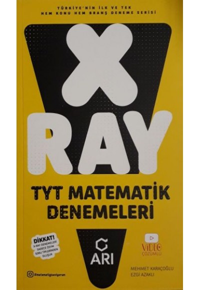 ARI X-Ray TYT Matematik Denemeleri