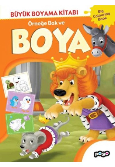 Büyük Boyama Kitabı 3 - Örneğe Bak ve Boya