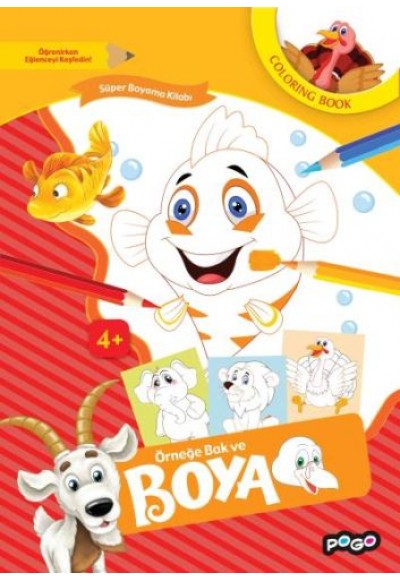 Süper Boyama Kitabı 2 - Örneğe Bak ve Boya