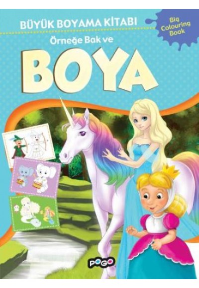 Büyük Boyama Kitabı 2 - Örneğe Bak ve Boya