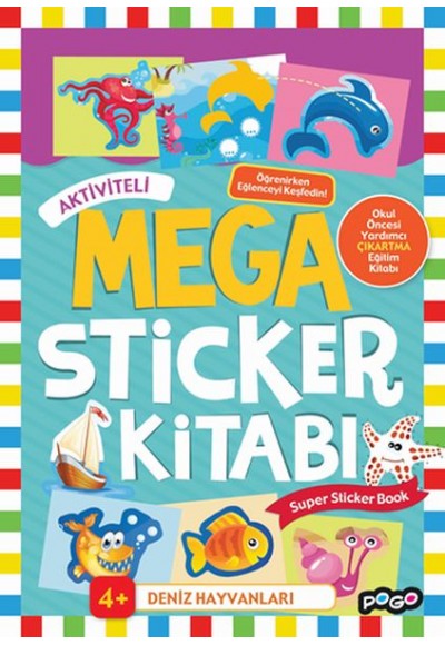 Mega Sticker Deniz Hayvanları