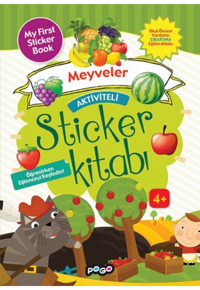 Aktiviteli Sticker Meyveler