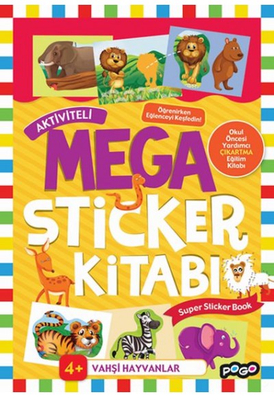 Mega Sticker Vahşi Hayvanlar
