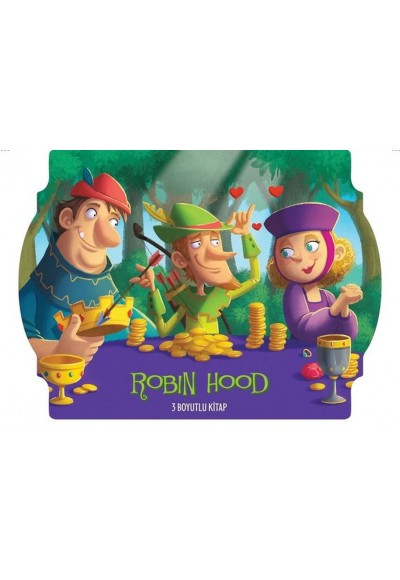 Robin Hood-3 Boyutlu Kitap