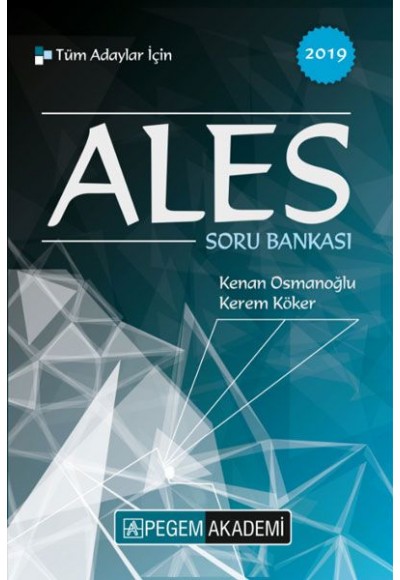 Pegem 2019 ALES Tüm Adaylar İçin Soru Bankası (Yeni)