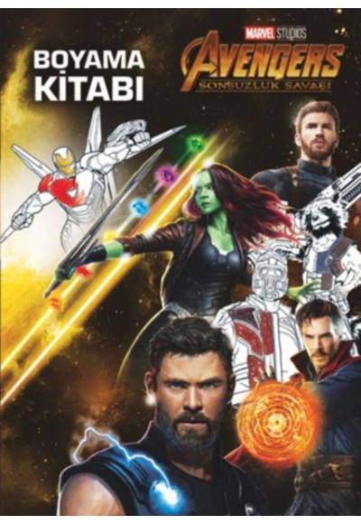 Marvel Avengers - Sonsuzluk Savaşı (Boyama Kitabı)
