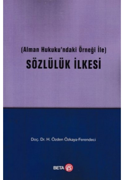 Sözlülük İlkesi