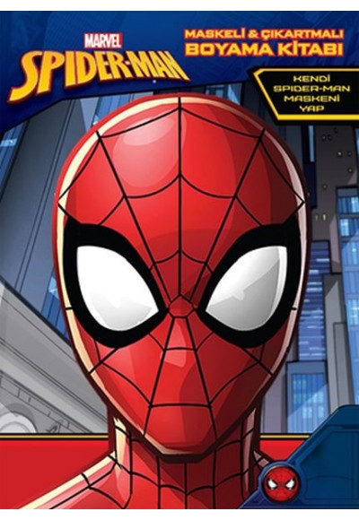 Marvel Spider-Man Maskeli ve Çıkartmalı Boyama Kitabı