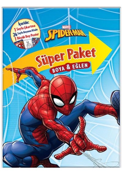 Marvel Spider - Man Süper Paket Boya ve Eğlen
