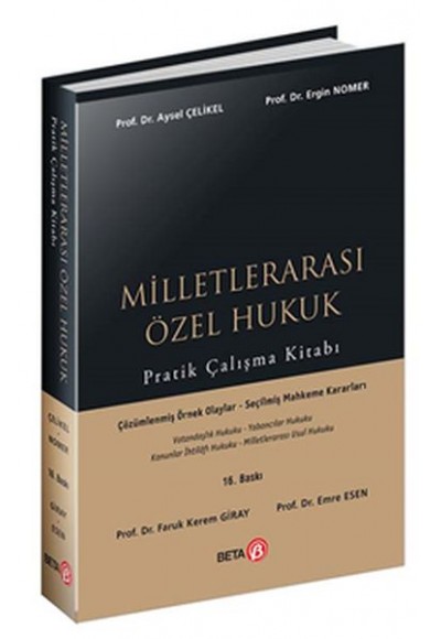 Milletlerarası Özel Hukuk Pratik Çalışma Kitabı