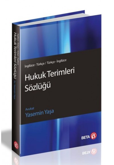 Hukuk Terimleri Sözlüğü (İngilizce-Türkçe / Türkçe-İngilizce)