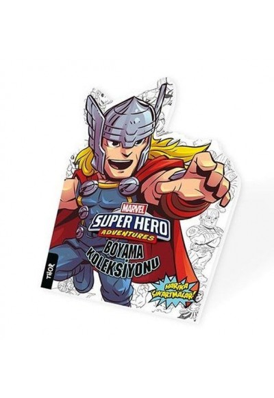 Thor - Marvel Süper Kahramanlar Boyama Koleksiyonu