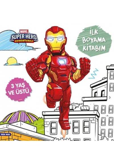 İlk Boyama Kitabım Iron Man - Marvel Super Hero Adventures