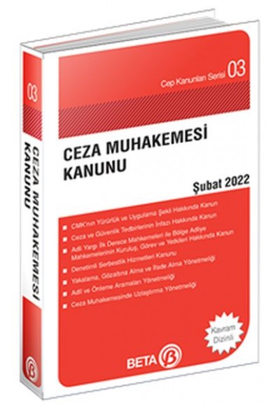 Cep Kanunları Serisi 03 - Ceza Muhakemesi Kanunu Şubat 2022