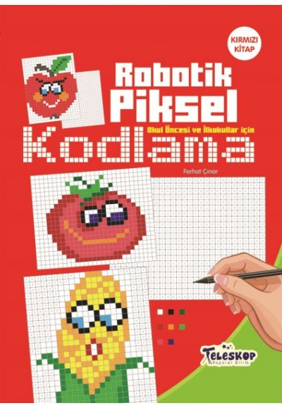 Robotik Piksel Kodlama Kırmızı Kitap