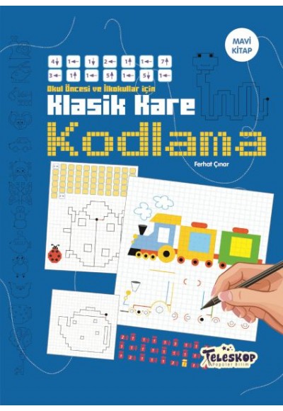 Klasik Kare Kodlama Mavi Kitap