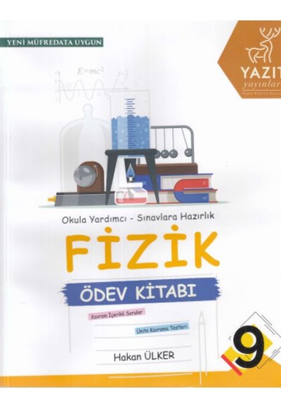 Yazıt 9. Sınıf Fizik Ödev Kitabı (Yeni)