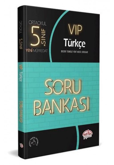 Editör 5. Sınıf VIP Türkçe Soru Bankası (Yeni)