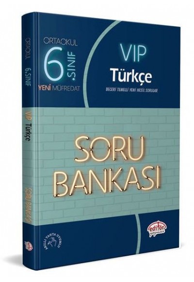 Editör 6. Sınıf VIP Türkçe Soru Bankası (Yeni)