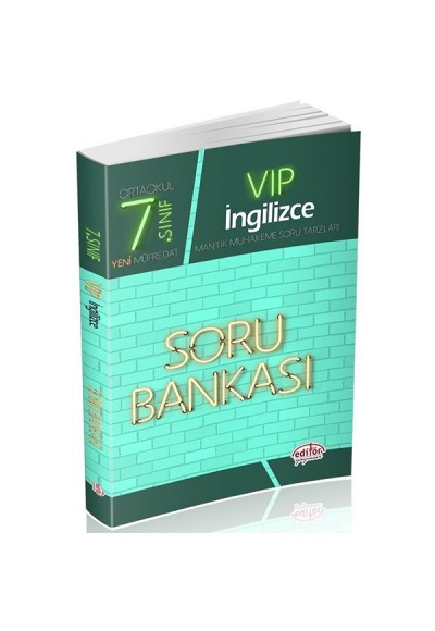 Editör 7. Sınıf VIP İngilizce Soru Bankası (Yeni)