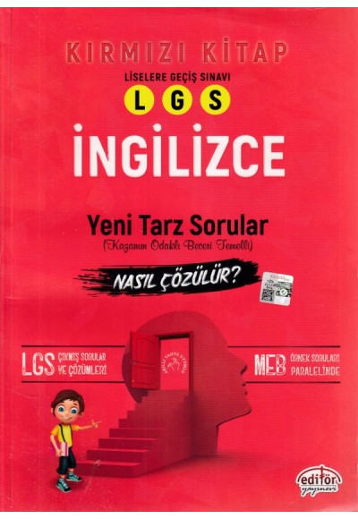 Editör LGS İngilizce Mantık Muhakeme Soruları Nasıl Çözülür? Kırmızı Kitap (Yeni)