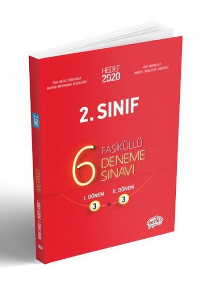 Editör 2. Sınıf 6 Fasikül (3+3) Deneme Sınavı