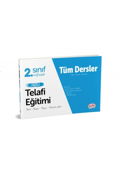 Editör 2. Sınıf Tüm Dersler Hızlı Telafi Eğitimi