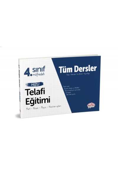 Editör 4. Sınıf Tüm Dersler Hızlı Telafi Eğitimi