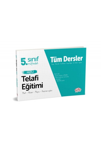 Editör 5. Sınıf Tüm Dersler Hızlı Telafi Eğitimi