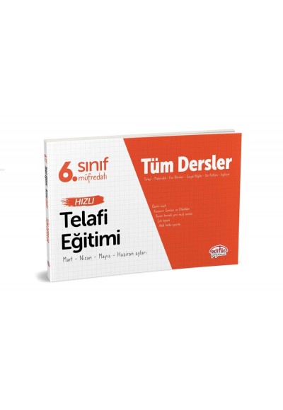 Editör 6. Sınıf Tüm Dersler Hızlı Telafi Eğitimi