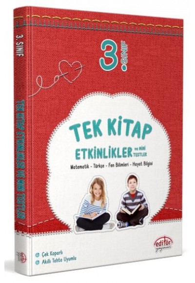 Editör 3. Sınıf Tek Kitap Etkinlikler ve Mini Testler