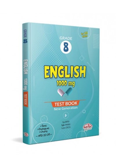 Editör 8 Grade English 1000 mg Test Book