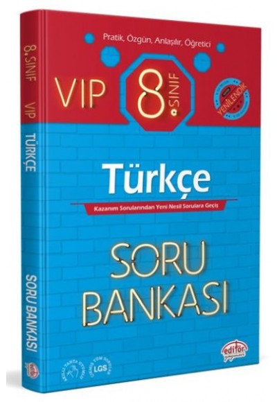 Editör 8. Sınıf VIP Türkçe Soru Bankası