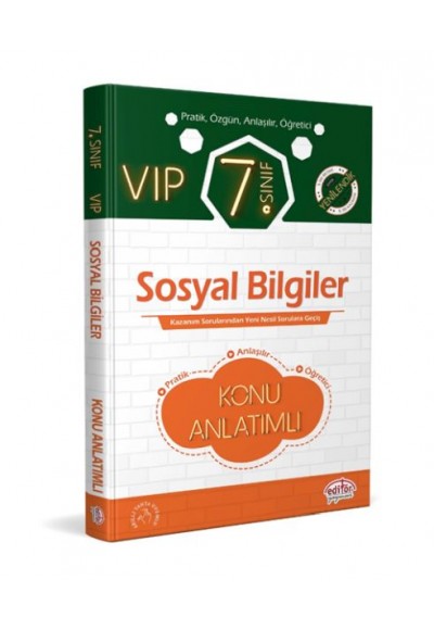 Editör 7. Sınıf Vıp Sosyal Bilgiler Konu Anlatımlı