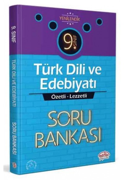 Editör 9. Sınıf Türk Dili ve Edebiyatı Özel Lezzetli Soru Bankası (YENİ)