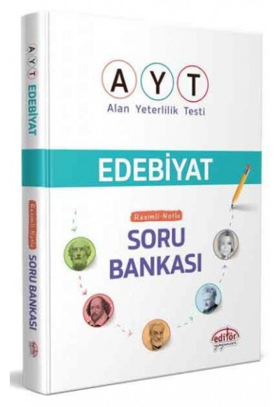 Editör AYT Edebiyat Resimli Notlu Soru Bankası